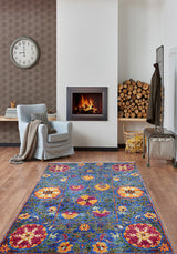 machine-washable-area-rug-Floral-Collection-Blue-JR1358