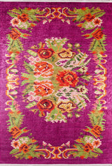 machine-washable-area-rug-Floral-Collection-Pink-Purple-JR321