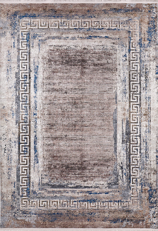 machine-washable-area-rug-Bordered-Modern-Collection-Bronze-Brown-Orange-JR1202