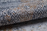 machine-washable-area-rug-Bordered-Modern-Collection-Gray-Anthracite-Orange-JR1227