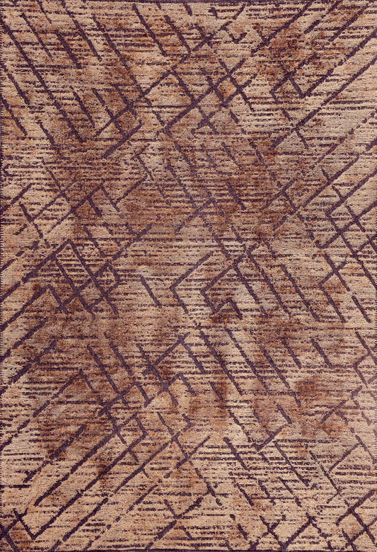 machine-washable-area-rug-Trellis-Lattice-Modern-Collection-Bronze-Brown-JR1341