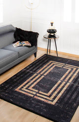 machine-washable-area-rug-Bordered-Modern-Collection-Black-JR1407