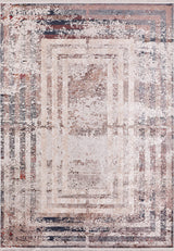 machine-washable-area-rug-Bordered-Modern-Collection-Bronze-Brown-JR1410