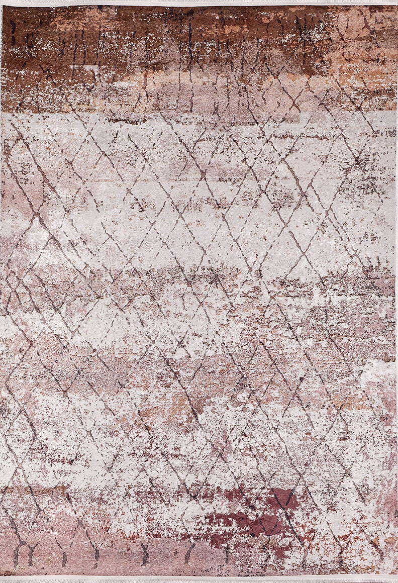 machine-washable-area-rug-Trellis-Lattice-Modern-Collection-Bronze-Brown-JR1422