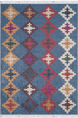 machine-washable-area-rug-Braided-Tassel-Collection-Blue-JR5032