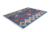 machine-washable-area-rug-Braided-Tassel-Collection-Blue-JR5032