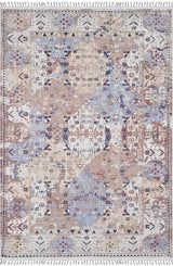 machine-washable-area-rug-Braided-Tassel-Collection-Cream-Beige-Blue-JR5044