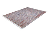 machine-washable-area-rug-Braided-Tassel-Collection-Bronze-Brown-Blue-JR5073