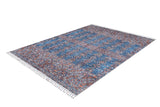 machine-washable-area-rug-Braided-Tassel-Collection-Blue-JR5087