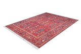 machine-washable-area-rug-Braided-Tassel-Collection-Red-Multicolor-JR5096