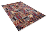 machine-washable-area-rug-Patchwork-Collection-Multicolor-JR108