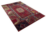 machine-washable-area-rug-Patchwork-Collection-Red-JR313