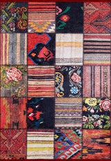 machine-washable-area-rug-Floral-Collection-Multicolor-JR315