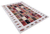 machine-washable-area-rug-Plaid-Patchwork-Modern-Collection-Multicolor-Red-JR830